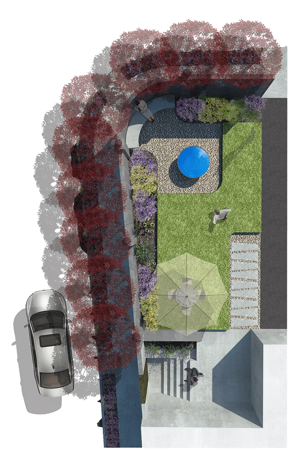 Planta arquitectónica del proyecto Jardín Las Águilas