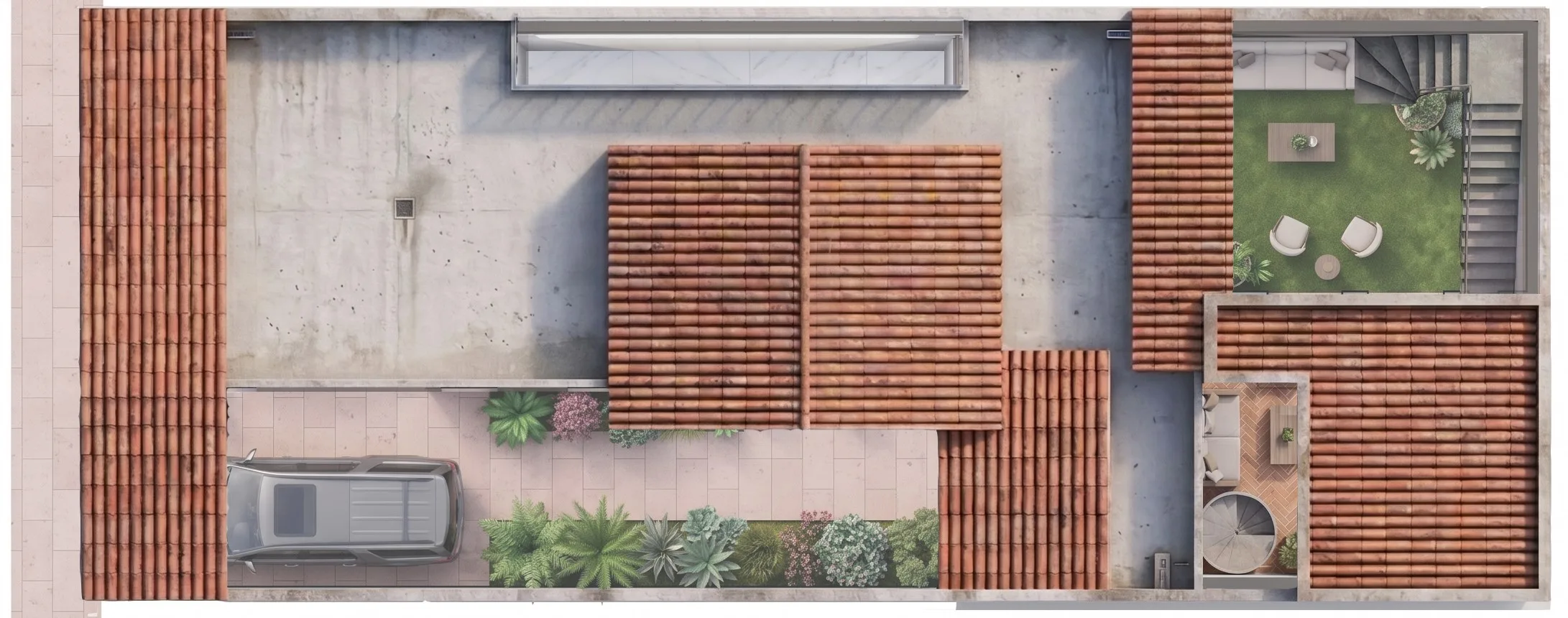Planta arquitectónica 3 del proyecto TIZIANO | Residencia unifamiliar