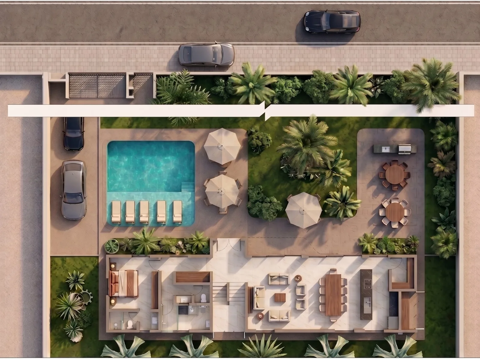 Planta arquitectónica del proyecto CASA PROVIDENCIA